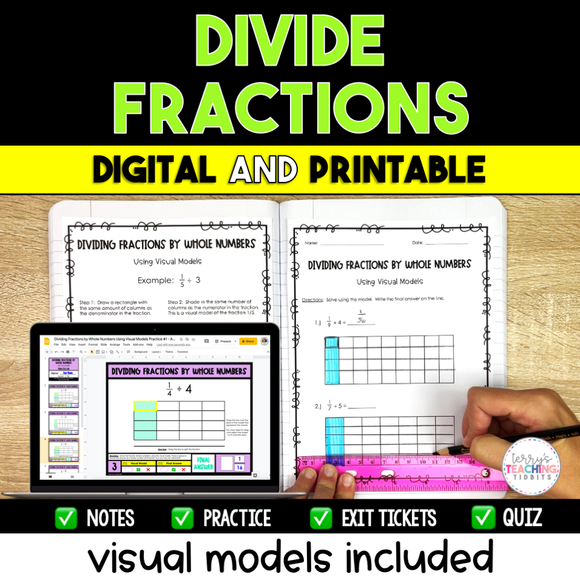 Divide Fractions Resource Options