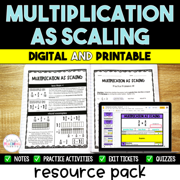 Multiplication as Scaling Resource Options