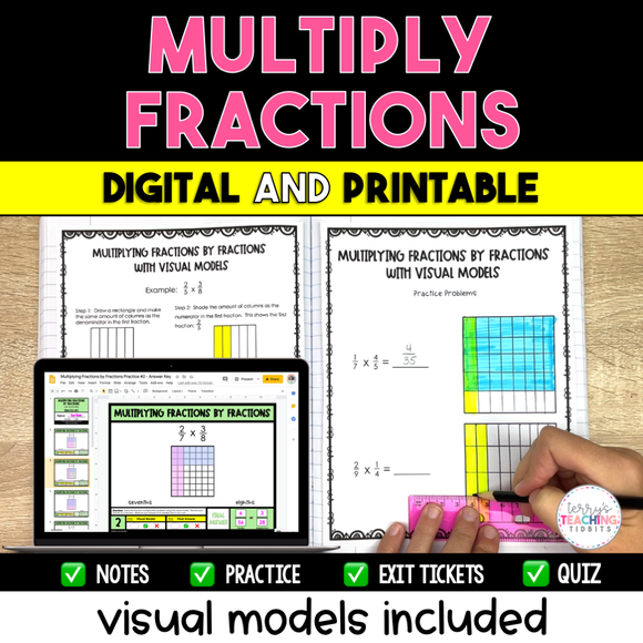 Multiply Fractions Resource Options