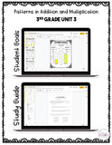 Patterns in Addition and Multiplication Digital Math Test Pack {3rd Grade Unit 3}