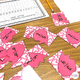 Valentine's Day Fractions Task Cards
