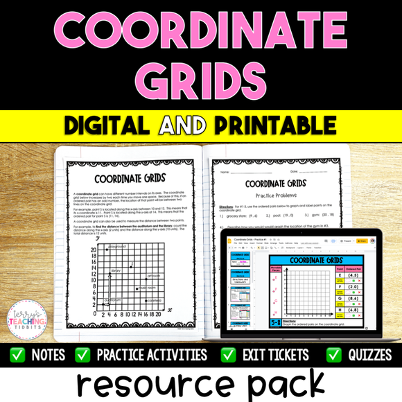 Coordinate Grids Resource Options