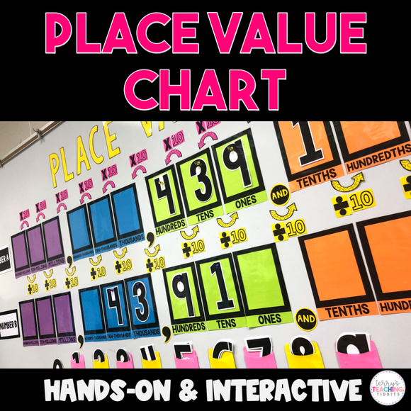 Place Value Charts and Activities – Terry's Teaching Tidbits