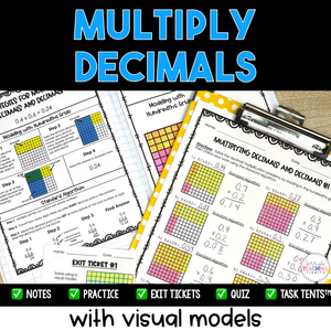 Multiply Decimals - Printable