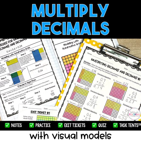 Multiply Decimals - Printable