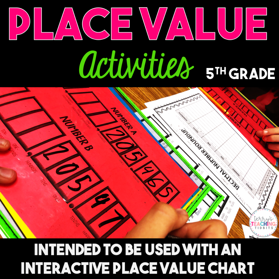 Place Value Charts and Activities – Terry's Teaching Tidbits