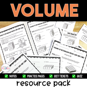 Volume - with NEW Georgia Math Standards for 5th Grade