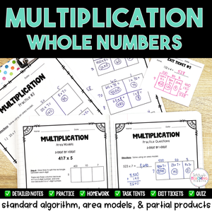 Multiplication Resource Pack - Printable