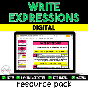 Write Expressions Resource Pack - Digital