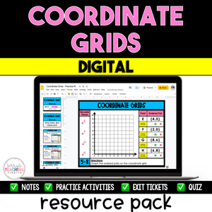 Coordinate Grids Resource Pack - Digital