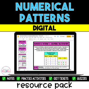 Numerical Patterns Resource Pack - Digital