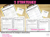 Divide Fractions with Visual Models Included - Digital & Printable