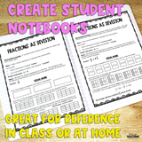 Fractions as Division Resource Pack {Printable}