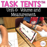 Task Tents™ - Volume and Measurement {5th Grade Unit 6}