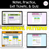 Numerical Patterns Resource Pack - Digital