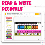 5th Grade Place Value Chart and Activities Bundle - Digital