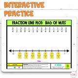 Fraction Line Plot Resource Bundle - Digital & Printable