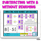 Adding and Subtracting Mixed Numbers {Digital}