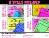 4th Grade Place Value Activities Bundle - Digital & Printable