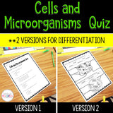 Life Science: Cells and Microorganisms Differentiated Quiz