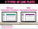 Fraction Line Plot Pack - Digital