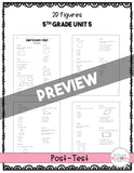 5th Grade Unit 5 Math Test Pack {Paper}