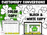 Clover Conversions Measurement Task Cards {Digital and Printable}