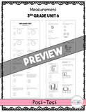 Measurement Printable Test Pack {3rd Grade Unit 6}