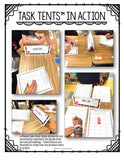 Task Tents™ - Add, Subtract, Multiply, and Divide Fractions {5th Grade Unit 4}