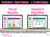 Multiply Fractions Digital Resource Pack - Visual Models Included