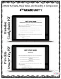 Whole Numbers, Place Value, & Rounding in Computation Digital Test Pack {4th Grade Unit 1}