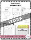 Measurement Printable Test Pack {3rd Grade Unit 6}