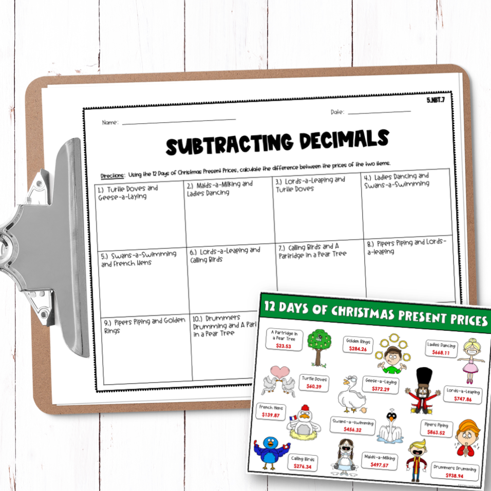 Slide4 7592c486 dafc 4c4f bd4a 12 days of christmas math activities {printable} – terry's