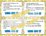 Who Am I?  Important People in History Game - 4th Grade {Digital and Printable}
